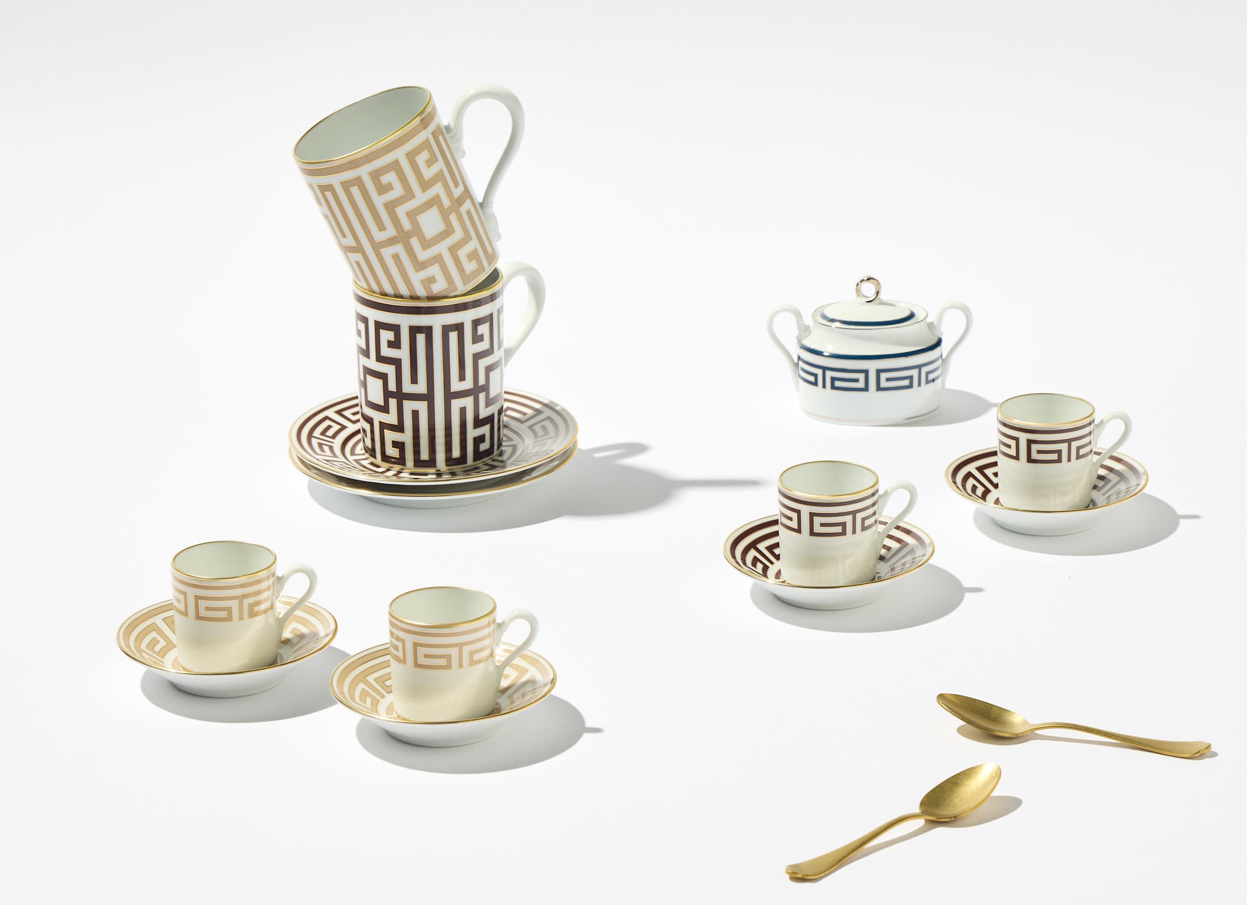 Espresso cup - ebano | Labirinto | GINORI 1735
